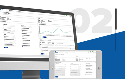 Interface development for the Smiddle software product